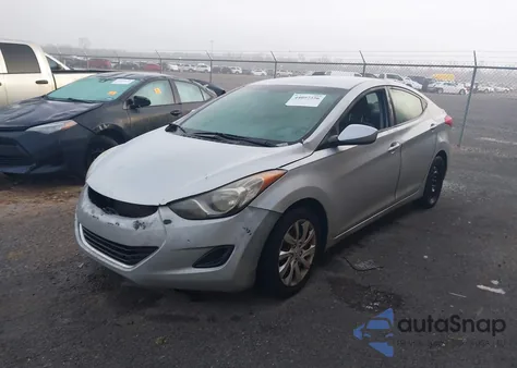 2012 Hyundai Elantra Gls (Ulsan Plant) from USA, damaged, VIN KMHDH4AE9CU227286
